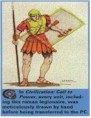 In Civilization: Call To Power, every unit, including this roman legionaire, was meticulously drawn by hand before being transferred to the PC.