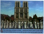 This is what ruling a civilization is all about --- ordering your minions to stand on parade outside your house on Sunday morning so you can idly look down 
on them from the comfort of your bed.