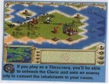 If you play as a THEOCRACY, you'll be able to unlesh the Cleric unit onto an enemy city to convert the inhabitants to your cause.